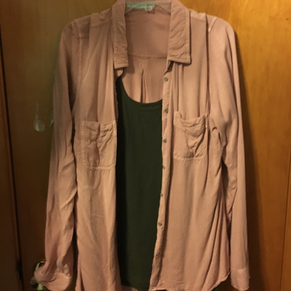 Pastel pink, button up stylish cardigan